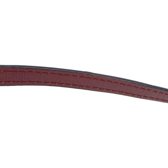 LOEWE Mini Gate Bag - Raspberry Wine Soft Grain Calfskin Shoulder Bag - Picture 10 of 15